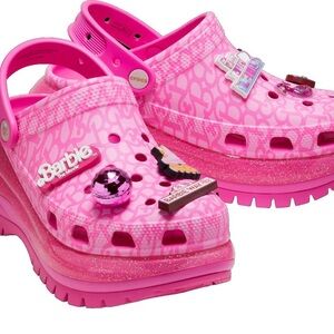 Barbie x Crocs Pink Mega Crush Size 8W
